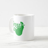 梨を育てる コーヒーマグカップ (正面左)