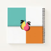 梨カラフル個人料理本レシピ手帳 ノートブック (裏面)