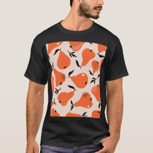 梨ガロール:カラフルヴィンテージ壁紙 Tシャツ