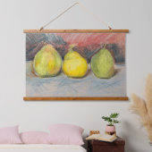 梨バイバーブ 吊り下げ型タペストリー (寝室)