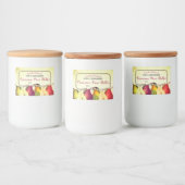 梨バターゼリーフルーツソース缶詰ラベル フードラベル (ボトル)