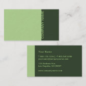梨パイングリーンモダン 名刺 (正面/裏面)