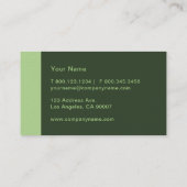 梨パイングリーンモダン 名刺 (裏面)