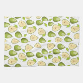 梨パターン キッチンタオル (横)