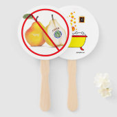 梨ファンのジョーカーなし ハンドファン (正面&裏面)