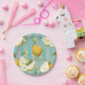 梨フルーツカクテルパーティー ペーパープレート (パーティー)