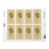 梨ワインボトルラベル ラベル (フルシート)