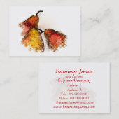 梨三枚 名刺 (正面/裏面)