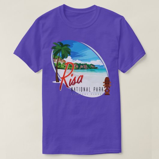 梨佐国立公園 Tシャツ (デザイン正面)
