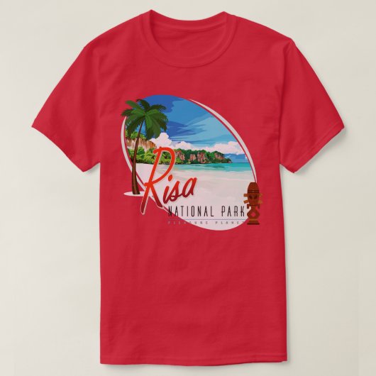 梨佐国立公園 Tシャツ (デザイン正面)