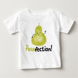 梨前向きプリン – Pearfection ベビーTシャツ