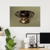 「梨地」の飾り付きカップスタンド ポスター (ホームオフィス)