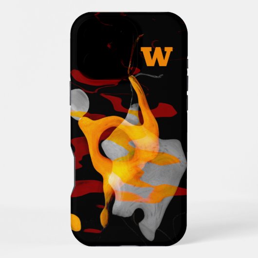 梨抽象芸術 iPhoneケース (裏面)