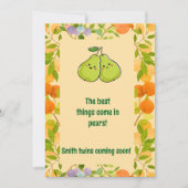 梨最高のの発表 招待状 (正面)