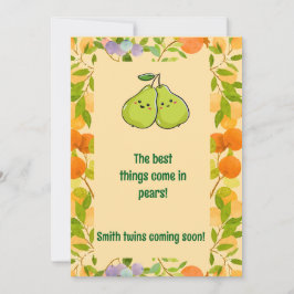 梨最高のの発表 招待状