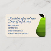 梨果実ベーキングシェフケータリング料理教室 名刺 (裏面)