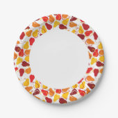 梨模様 ペーパープレート (正面)