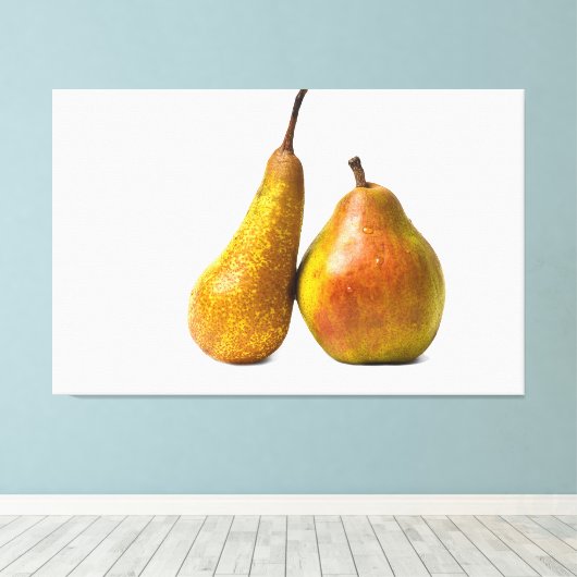 梨2本 キャンバスプリント (インサイチュ (ウッドフロア))