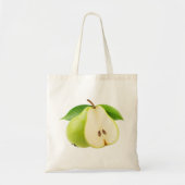梨2本 トートバッグ (正面)