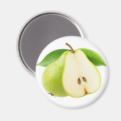 梨2本 マグネット (正面/裏面)