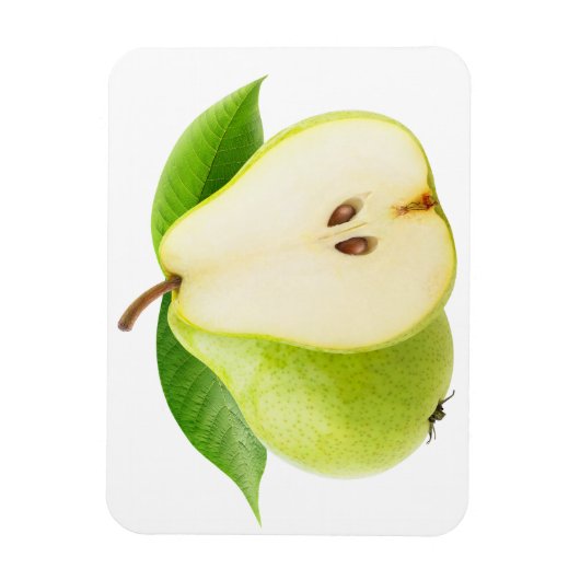 梨2本 マグネット (縦)