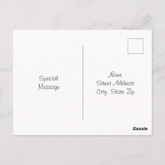 梨3つ ポストカード (裏面)