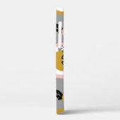 梨、カラフルヴィンテージパターン。 Case-Mate iPhoneケース (裏面 / 左)