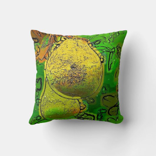 梨 クッション (裏面)