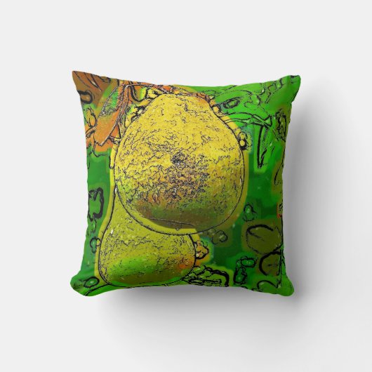 梨 クッション (正面)