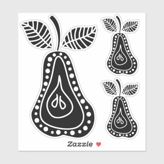 梨 シール (シート)
