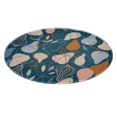 梨：スタイリッシュスカンジナビアのダークパターン カッティングボード (角)