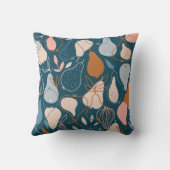 梨：スタイリッシュスカンジナビアのダークパターン クッション (裏面)