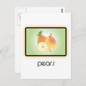 梨 ポストカード (正面/裏面)