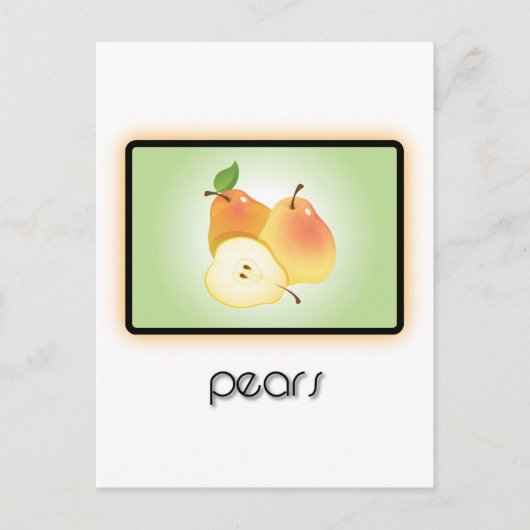 梨 ポストカード (正面)
