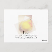 梨 ポストカード (裏面)