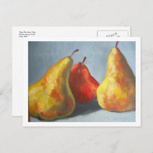 梨 ポストカード (正面/裏面)