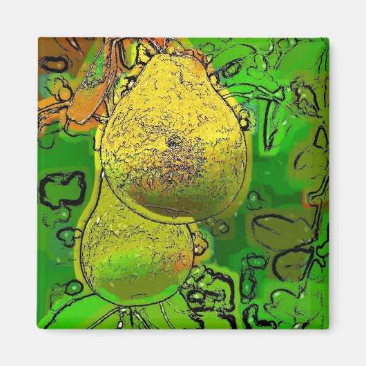 梨 マグネット (正面)