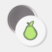 梨 マグネット (正面/裏面)