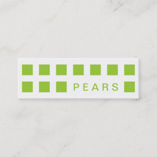 梨(モダン正方形) スキニー名刺