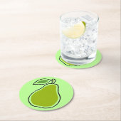 梨 ラウンドペーパーコースター (インサイチュ)