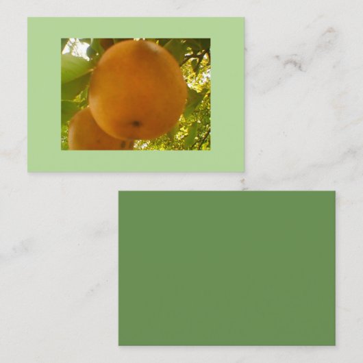 梨 名刺 (正面/裏面)