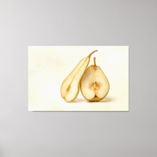 梨 – 私の甘く完璧な半分 キャンバスプリント (正面)