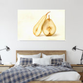 梨 – 私の甘く完璧な半分 キャンバスプリント (インサイチュ (寝室))