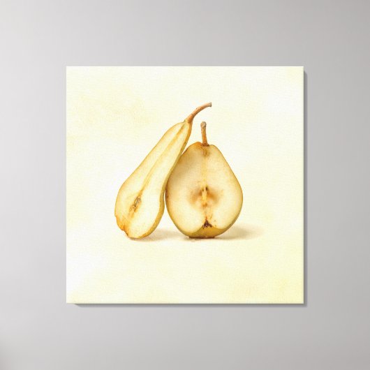 梨 – 私の甘く完璧な半分 キャンバスプリント (正面)