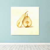 梨 – 私の甘く完璧な半分 キャンバスプリント (インサイチュ (ウッドフロア))