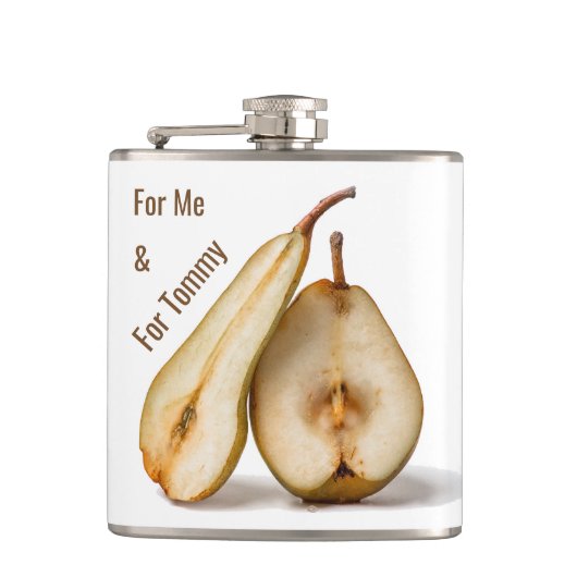 梨 – 私の甘く完璧な半分 フラスク (正面)