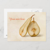 梨 – 私の甘く完璧な半分 ポストカード (正面/裏面)