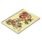 梯子の上のサンタ ノートブック (左側)