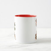 梯子の上のサンタ マグカップ (中央)