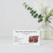 梯子の普通消防車 名刺 (スタンド正面)